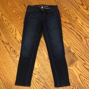 Calvin Klein dark denim ankle skinny jeans